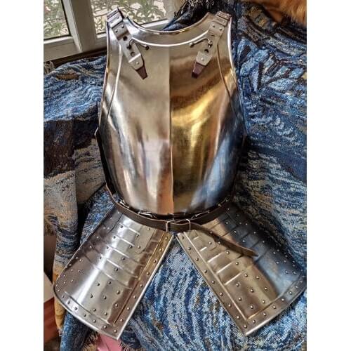 European 17th century Gunners armor Halloween cosplay War armor Pikeman billman Breastplate warrior Medieval Knight costume