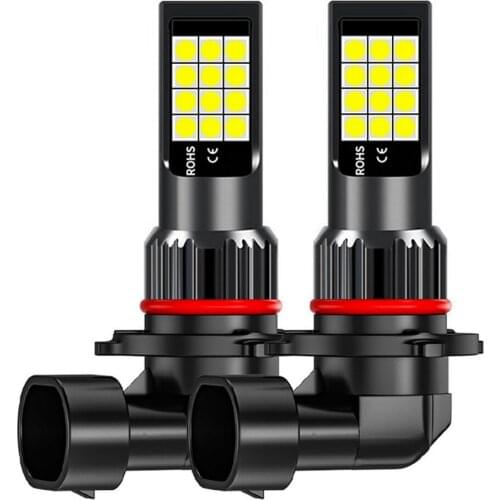 2Pcs New H11 H8 9006 HB4 881 H27 High Quality 3030 LED Bulbs Auto Front Fog Lamp Car Anti Fog Light Foglamps 6000K Super White