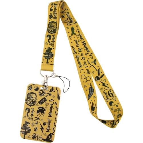 1pcs ZF2603 Movie Magic School Bank Credit Card Holder Wallet Bus ID Name Work Card Holder For Student Card Cover Business Card