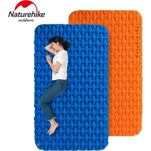 Naturehike Airbag Ultra-light Double Inflatable Pad Outdoor Air mattres Sleeping Pad Camping mat Thickening Moisture-proof Pad