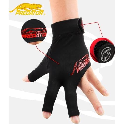 PREDATOR 3142 Gloves Billiard Gloves One Piece Non-slip Lycra Fabric Pool Gloves Snooker Glove Billiard Accessories