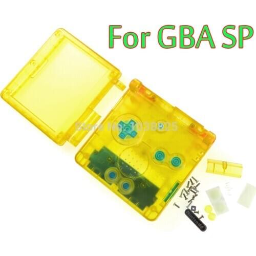 5sets For GameBoy Advance SP Classic Clear Limited Edition Replacement Housing Shell for GBA SP Transparent Housing Case Cover