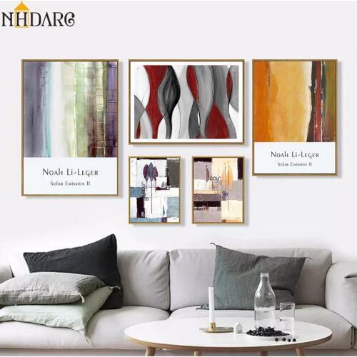 Modern Hotel Club Fashion Abstract Decoration Style Canvas Print Painting Poster Art Wall Pictures for Living Room Home Decor