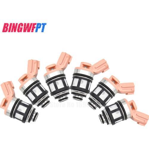 16600-9S200 JS23-4 6xFuel injector For Nissan Frontier Pathfinder Quest Xterra Infiniti QX4 JS234 166009S200 16600-1B000 FIJ0006