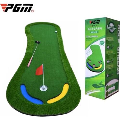 PGM Golf Indoor Putter Exercise Putting Greens Trainer Practice Mats 95x300cm Office Home GL003