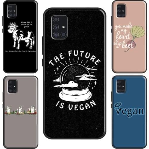 Vegan Vegetarian Quote Case For Samsung A52 A12 A32 A42 A72 A21S A20e A02 S A10 A30 A40 A50 A70 A11 A31 A51 A71