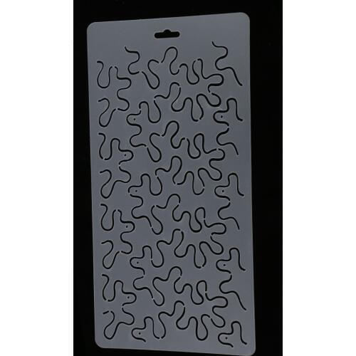 1 Piece Clear Quilting Stencils Plastic Embroidery Template For DIY Sewing Handmade Craft Embroidery #11