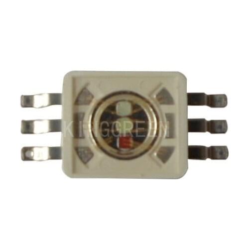 100X high quality 3W RGB SMD9280 LED lamp beads six pin SMD high power RGB diode free shipping