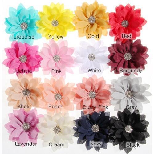 200PCS 3.4" 8.5CM Newborn Lotus Leaf Artificial Flower For Wedding Invitation Fabric Flowers For Dress Decoration