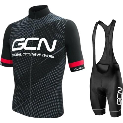 2021 GCN Team Cycling Clothing Set New Jersey Kit Men New Breathable Short Sleeve MTB Clothes Bike Uniforme Ropa Ciclismo Hombre