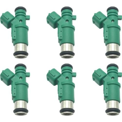 6Pcs Car Fuel injector for CITROEN C3 PEUGEOT 206 OEM 1984G0 9655833580 01F-023 348002 01F023
