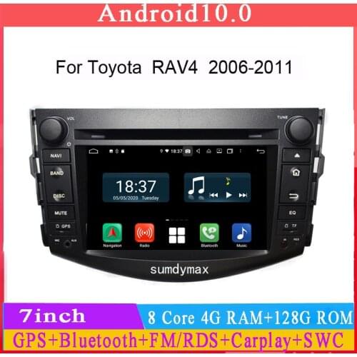 TDA 7851 OCTA core 4+64G android 10 car multimedia player for rav4 rav 4 2006-2011 with gps navigaiton audio stereo autoradio