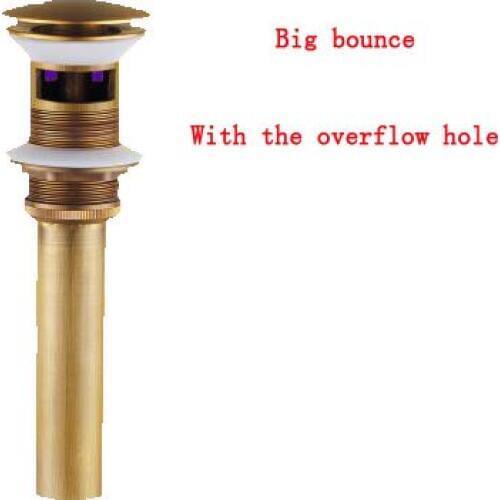 Antique kitchen drain strainers, Copper clamshell basin / bathtub drain strainers, Bounce bathroom sink drain strainers