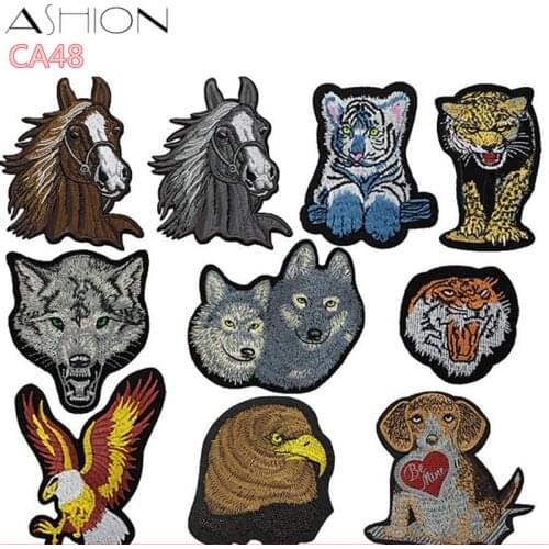 ASHION animal series different model Embroidery patch diy clothing applique blossom DIY Accessory Sewing Supplies CA48