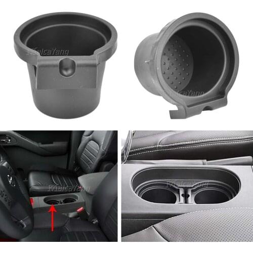 Black or Silver Gray 96975-EA000, 96965-ZS00A For Nissan Frontier Xterra Pathfinder 2005-2014 Car Cup Holder Insert Front Rear