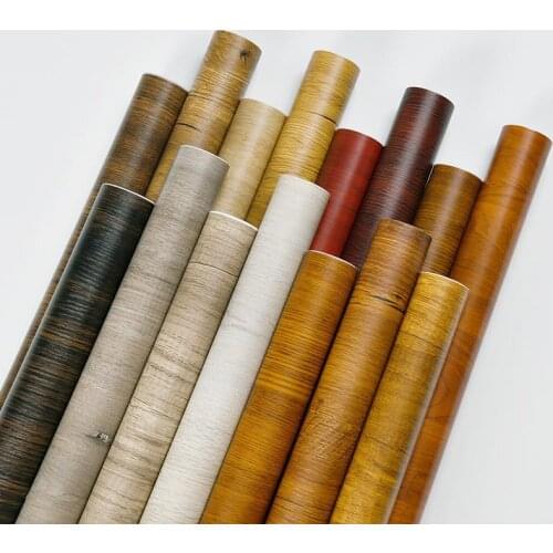 Wood Stripe New Design Wall Stickers Self-adhesive Waterproof Wall sticker & Films Refurbished Room Furniture & Doors Home Decor