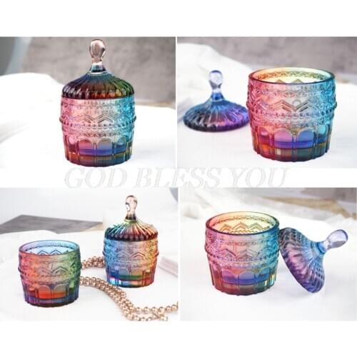 Box Resin Mold with Lids DIY Jewelry Jar Silicone Mold 3D Trinket Storage Jar Epoxy Resin Container Candy Box Mold Craft