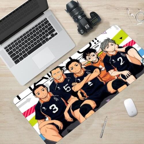 Haikyuu Anime Mouse Pad Cartoon Large 70x30cm Mousepad Grande Computer Laptop Desk Keyboard Table Mat Gaming Accessories