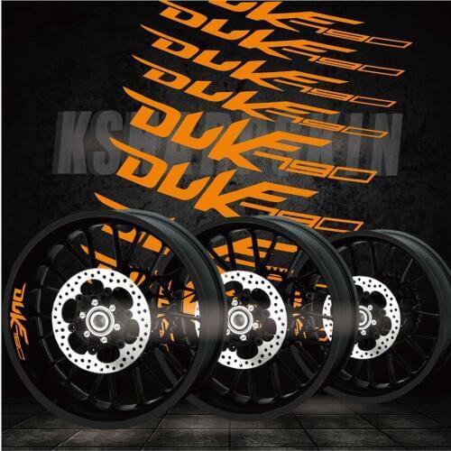 Best selling sticker accessories motorcycle wheel personality inner reflective waterproof decoration is suitable for KTM DUKE790