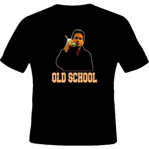 Michael Douglas Gecko Wall Street Old School T Shirt