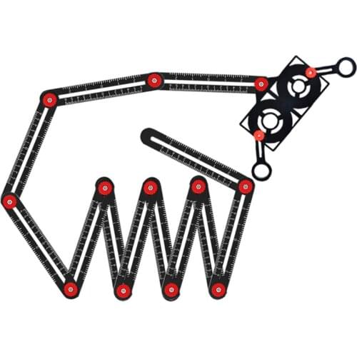 Drill Guide Locator Tile Opening Hole Angle Template Tool Angle Copier Compatible with Builders Craftsmen Carpenters