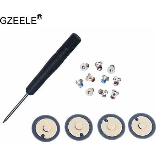 New for 4Pcs Bottom Case Cover Rubber Feet Foot + SCREWS Set + TOOL for Macbook Pro Retina 13" 15" A1398 A1425 A1502