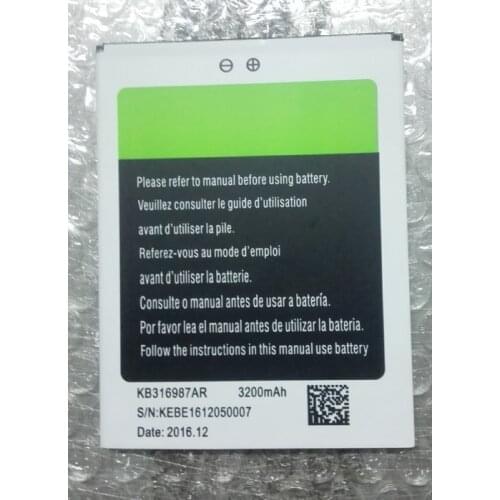 Original X-BO V19 mobile phone battery 3200mah For X-BO V19 6.0 Inch Android 5.1 MTK6580 Quad Core Smartphone-free shipping
