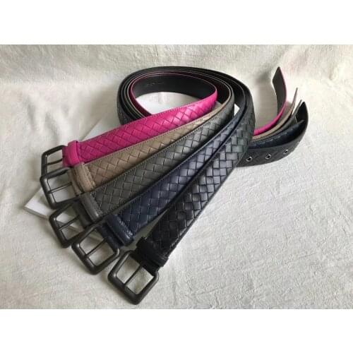 Leather Belt Men&Women High Quality Cow Genuine Leather Waistband Luxury Strap For Male Belts Fashion Alloy Buckle Belt Women