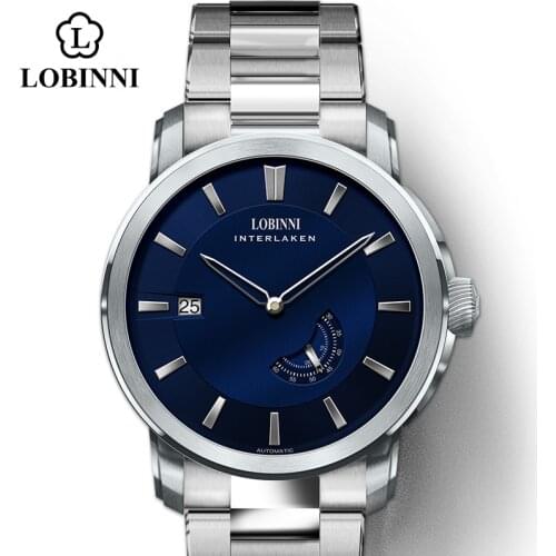 Switzerland Luxury Brand Business Mens Watch Leather MIYOTA Movement Men Mechanical Watches Automatic Auto Date erkek kol saati