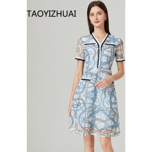 Летние платья с коротким рукавом TAOYIZHUAI China At AliExpress