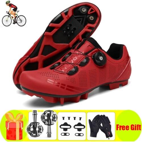 New Men Cycling Shoes Women Professional Sapatilha Ciclismo MTB Male Shoes Self-Locking Bicycle Racing Mountain Bike Shoes