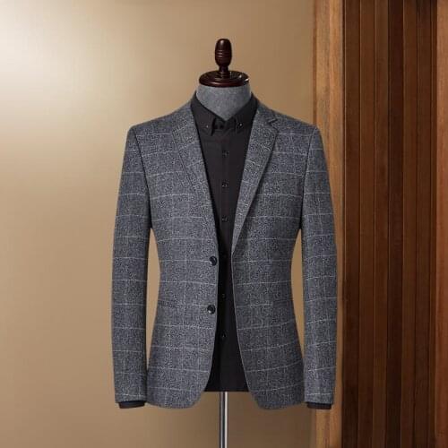 2020 Spring New Arrivals Fashion Men Slim Business Casual Formal Wear Men Fashion Men Tuxedo Formal Wear Fit High-Quality Men