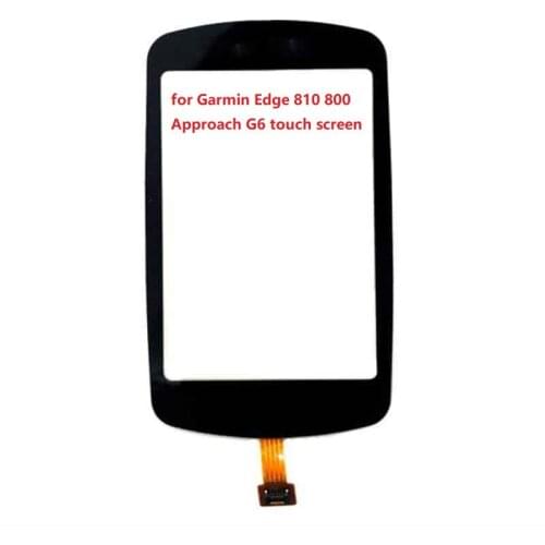 Yqwsyxl Original touch panel for Garmin Edge 810/800/Approach G6 GPS Bike Computer Touch screen digitizer panel replacement