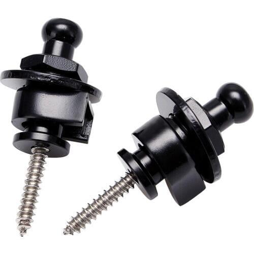 2pcs Guitar Strap Lock Pin Peg Buttons Skidproof Straplock Guitar Bass Parts Hot