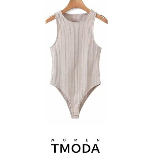 TMODA Jumper Body Suit Women Casual Sexy Slim Beach Jumpsuit Romper Girl Bodysuit Solid Brand Suit Clothes Clothing Catsuit Para