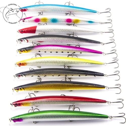 1PC Trolling Minnow Fishing Lures 180mm/26g Sea Fishing Wobblers Artificial Bait Pesca Jerkbait Fast Boat Trailers Baits Tackle