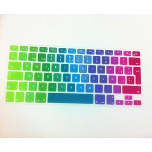 10 X Spanish UK EU Silicone Keyboard Cover Skin Protector For Apple MacBook Pro air 13 15 17 For Mac book Retina 13" 15" 17