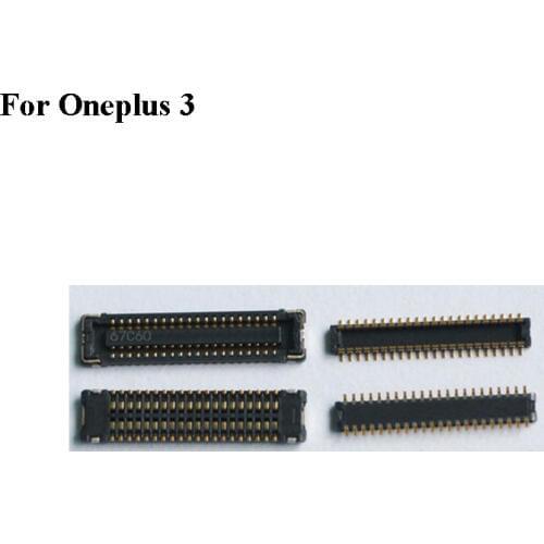 2PCS For Oneplus3 A3000 LCD display screen FPC connector For Oneplus one plus 3 A 3000 logic on motherboard mainboard on cable