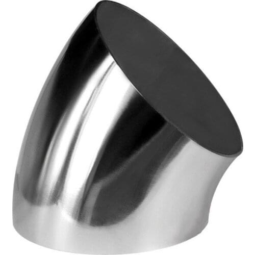 51mm OD 304 Stainless Steel Sanitary Weld 45 Degree Elbow Pipe Fitting