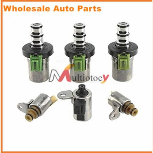 6PCS Tested 4F27E Transmission Shift Solenoid For Mazda D48421A D46950 FN4A-EL For Ford Focus Fiesta MAZDA 2 3 5 6