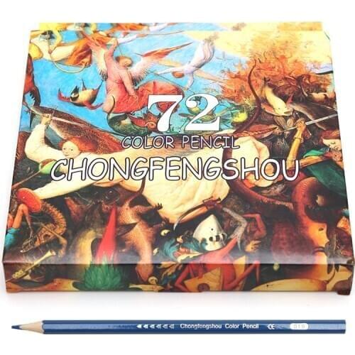 72 Colored Pencils Professional 72 Vibrant Color Pencil Set for Drawing, Sketching, Adult Coloring Book