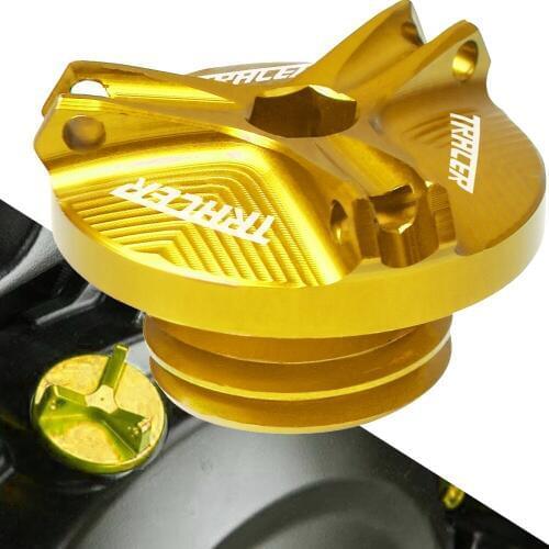 Aluminum Motorcycle Accessories parts Engine Oil Drain Plug Sump Nut Cup Plug Cover For YAMAHA TRACER MT-09 MT09 MT 09 2015-2018