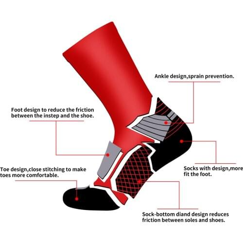 Fonoun Basketball Socks Comfortable Sprain Prevention Friction Reduction FN5504