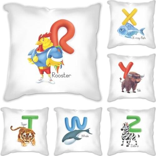 Numbers and letters Indian Throw Pillow Case 45*45 Boho Bohemia Cushion Cover 50x30 Home Sofa Chair Decorative Living Room Decor