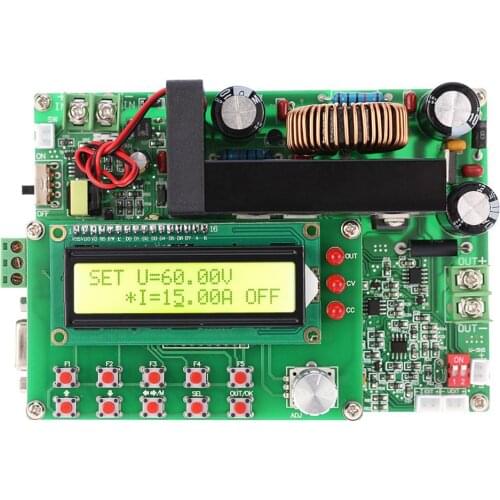 Digital DC-DC Converter Adjustable Step-down Module Power Supply 900W Programmable CC CV LCD Display TTL 15-80V to 0-60V 15A