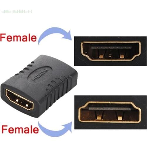 HDMI Female To Female Video Connector Coupler Extender Adapter For HDTV HDCP 1080P 100pcs/lot