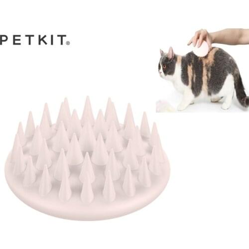 PETKIT Pet Washer Dog Cat Massage Brush Comb Cleaner Puppy Wash Tools Soft Gentle Silicone Bristles Quickly Cleaing Brush Tools
