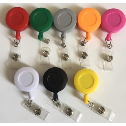 Frosted easy pull buckle certificate card cover chest card buckle easy to pull key work card buckle expansion button multi color