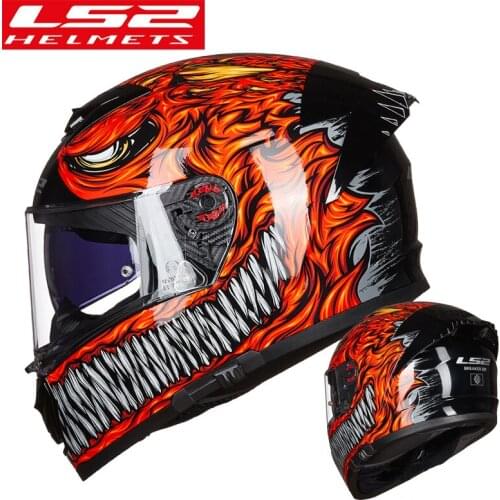 Original LS2 Double Lens Motorcycle Helmet Road Riding Racing Helm Helmets Pinlock Full Face Antifog F1 Crash Helmet casco ls2