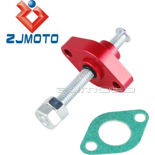 ZJMOTO For Honda CRF 150R 07-up CRF 250R/X 07-up CRF 450R/X 02-up Red Off Road Racing Manual Cam Timing Chain Tensioner